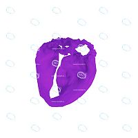 Трусики-бикини, одноразовые, женские. Спанбонд пл. 25г/м2, цв.фиолетовый.