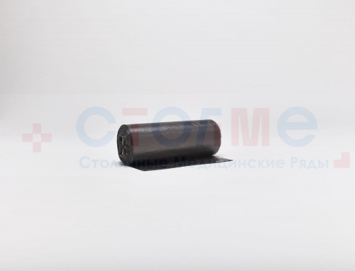 Мешки для мусора, 180 л, черный, 50 шт/упк